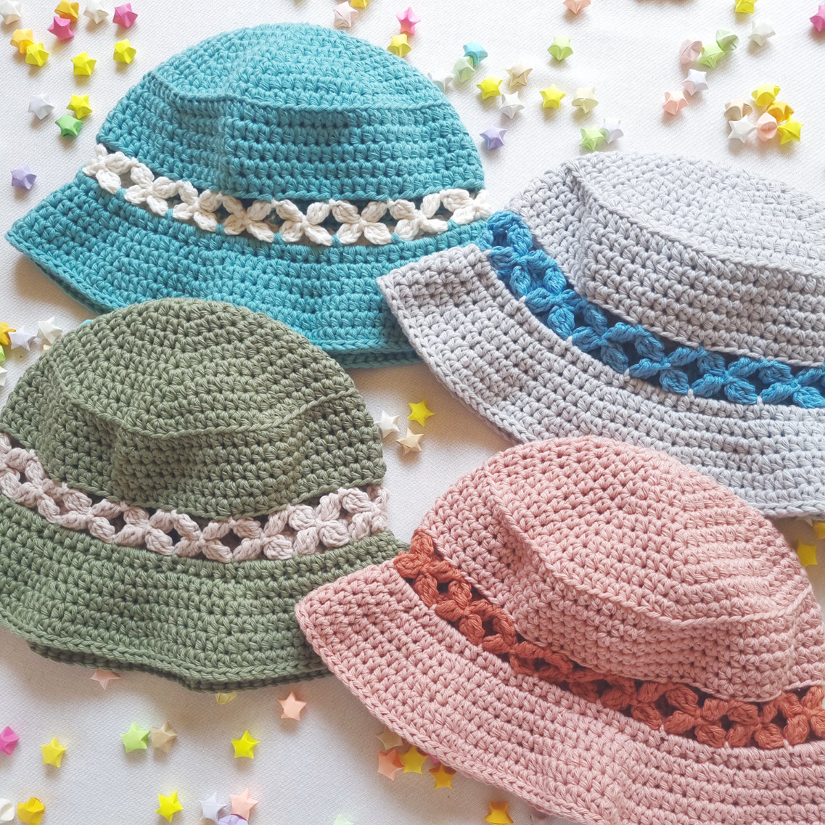 Spring & Summer Crochet Bucket Hat