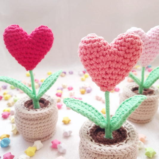 Handmade Cute Heart Plant Pot