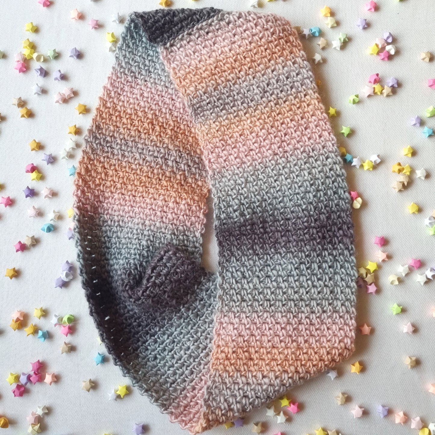 Multicolour Infinity Scarf