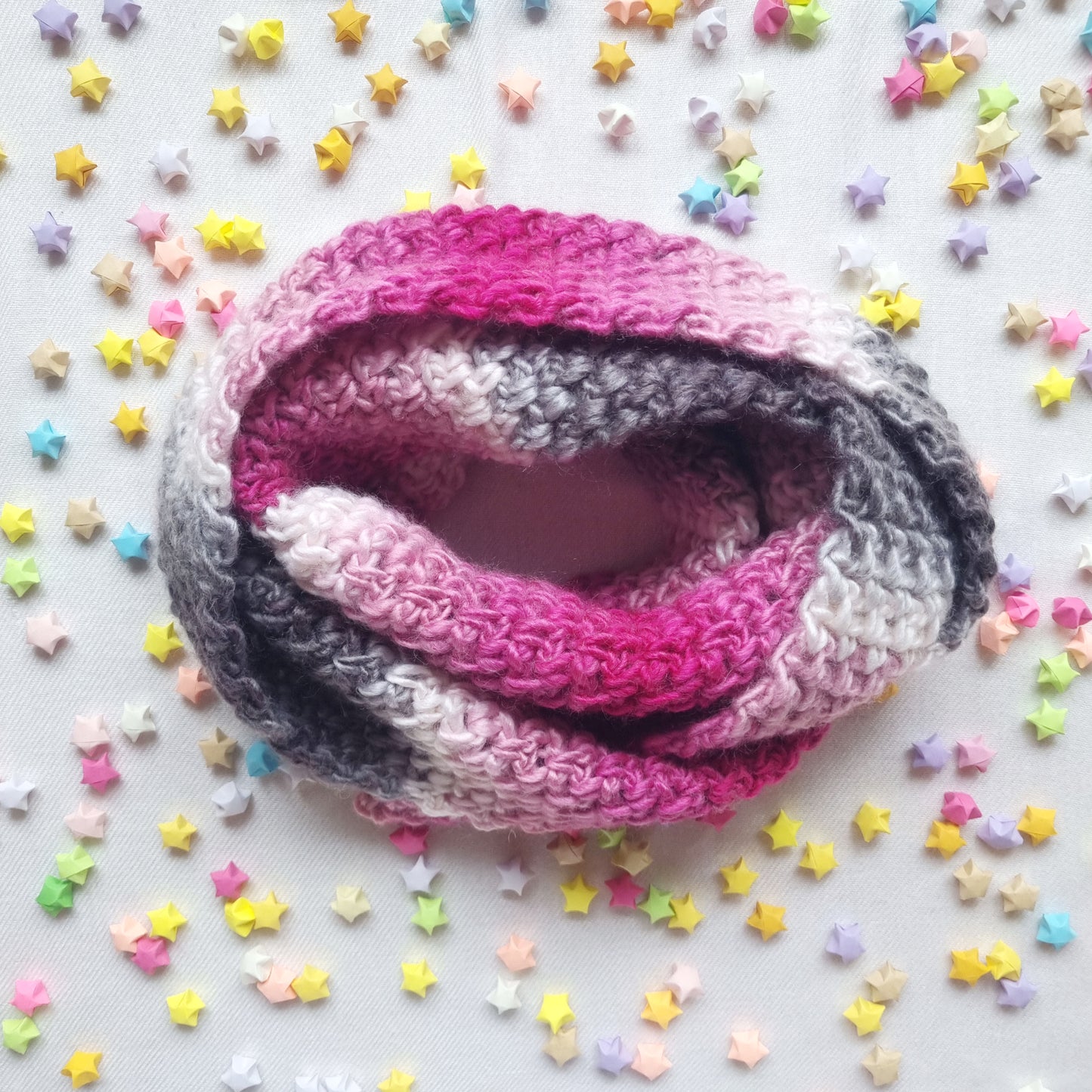 Multicolour Infinity Scarf