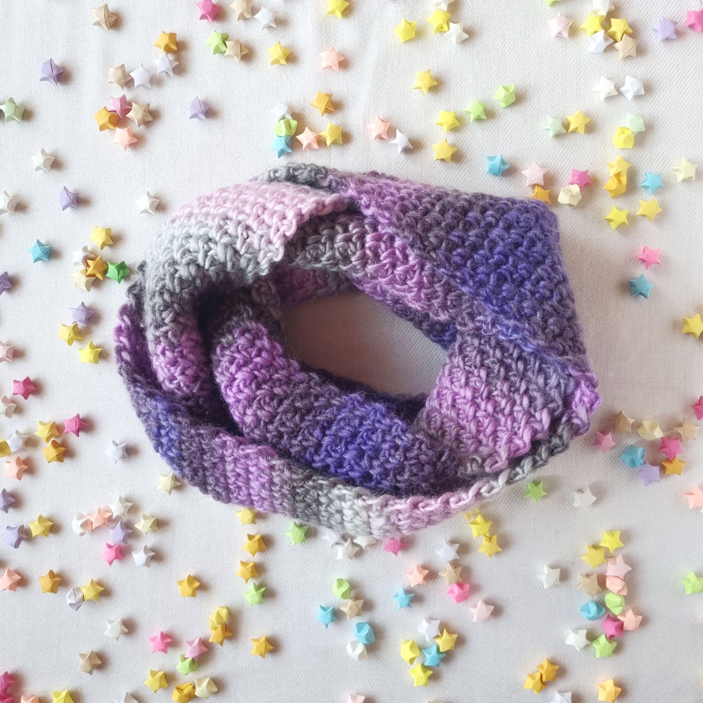 Multicolour Infinity Scarf