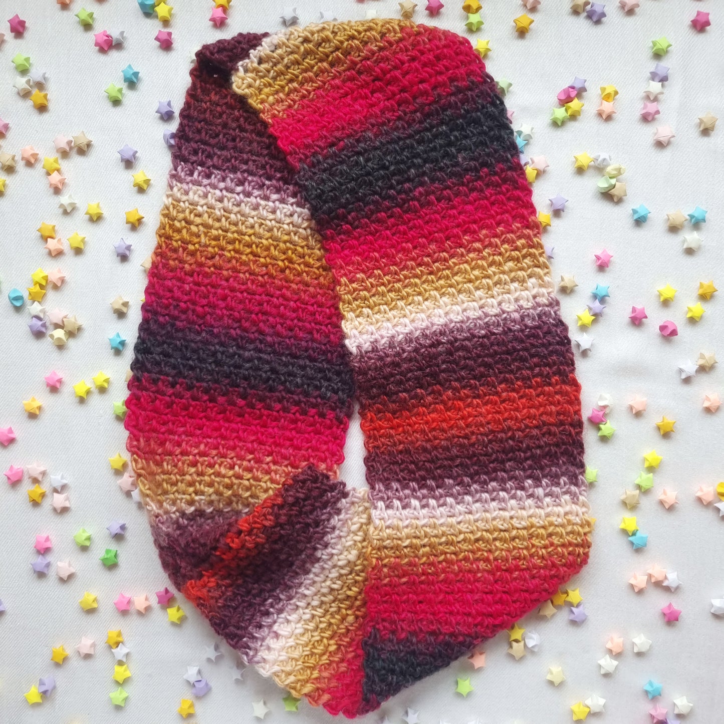 Multicolour Infinity Scarf