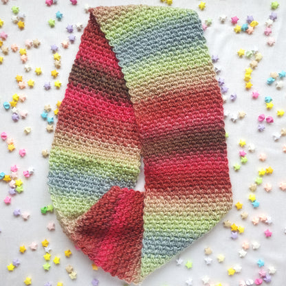 Multicolour Infinity Scarf