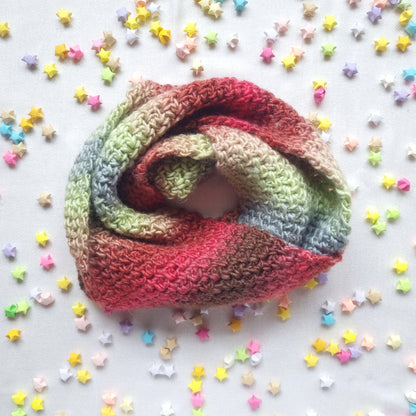 Multicolour Infinity Scarf